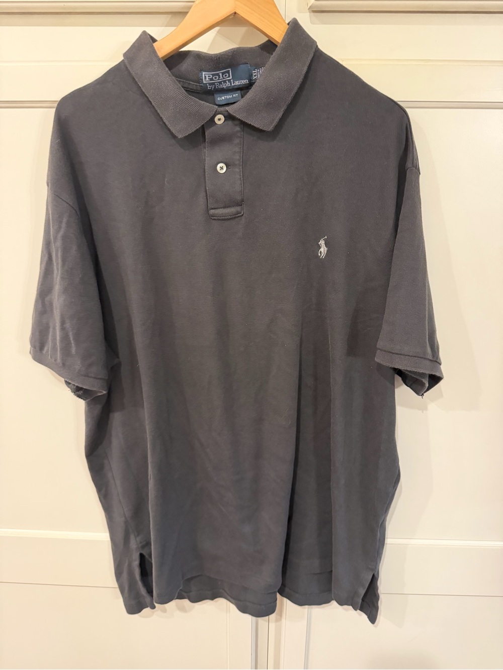 Ralph Lauren Men's Polo Shirt - Charcoal Gray